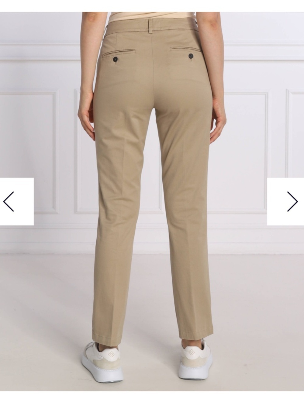 MaxMara Weekend Women's Cigarette Trousers Stretch US Size 8 - Picture 2 of 15